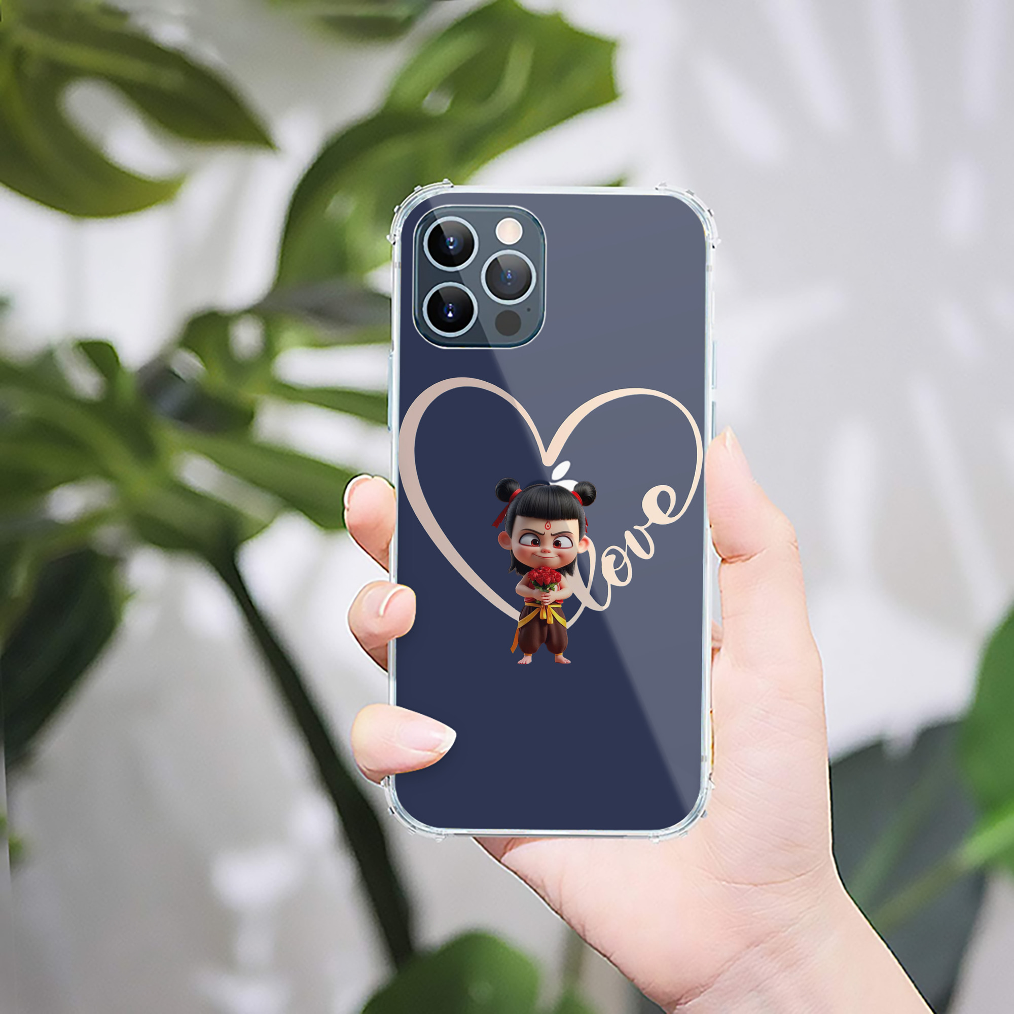 （画像用） Ne Zha 2 ナタ 魔童の大暴れ 【iPhone 12シリーズ対応】透明スマホケース（クリアソフトケース）